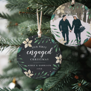 Bright Boughs   Julfoto, första aktiverat Julgransprydnad Keramik