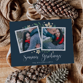Bright Boughs | Två foto-Helgdag Julkort