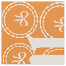 Bright Bows & Monogram Mönster Tyg