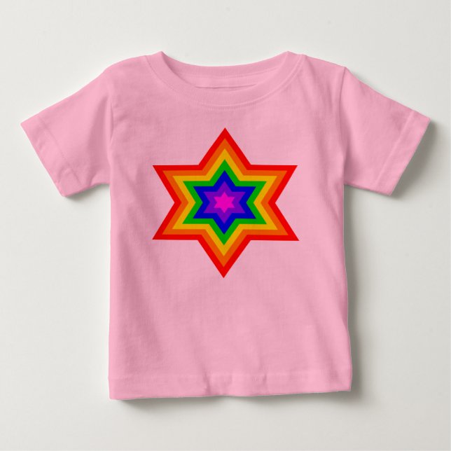Bright Burst™ Småbarn Ruffle Tee (Framsida)