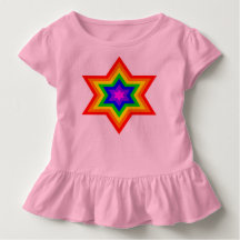 Bright Burst™ Småbarn Ruffle Tee