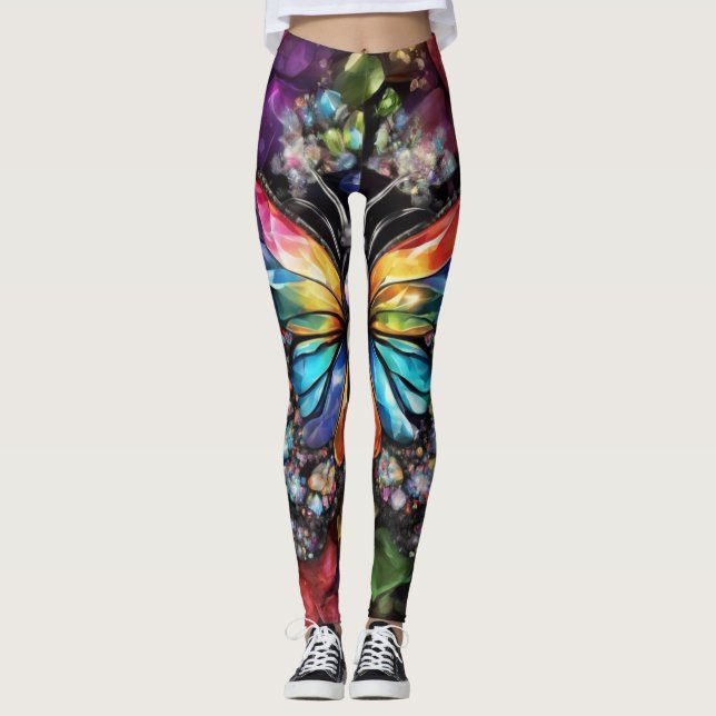 Bright Butterfly Leggings (Framsida)