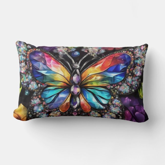 Bright Butterfly Lumbarkudde (Framsida)