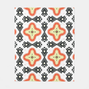 Bright Carpet: Ethnic Aztec Ornament Fleecefilt