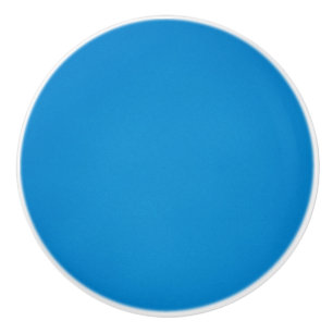 Bright Cerulean Blue med Grainy Struktur Knopp