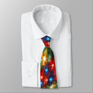 Bright Cheerful jul Ljus Neck Tie Slips