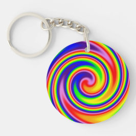 Bright Cheerful Rainbow Färg Soft Focus Spiral
