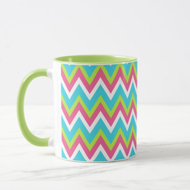 Bright Chevron Mugg (Vänster)