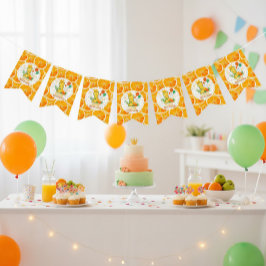 Bright Citrus 1st Birthday Vimplar