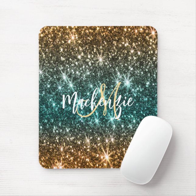 Bright Colorful Glitter Musmatta (Med mus)