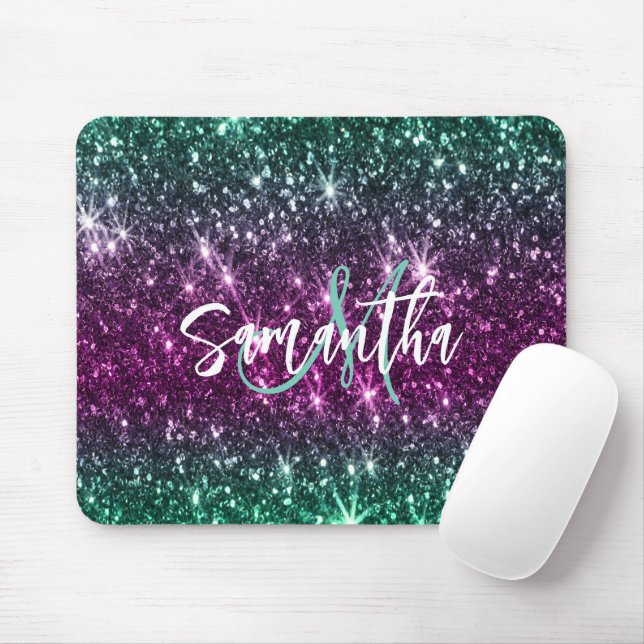 Bright Colorful Glitter Musmatta (Med mus)