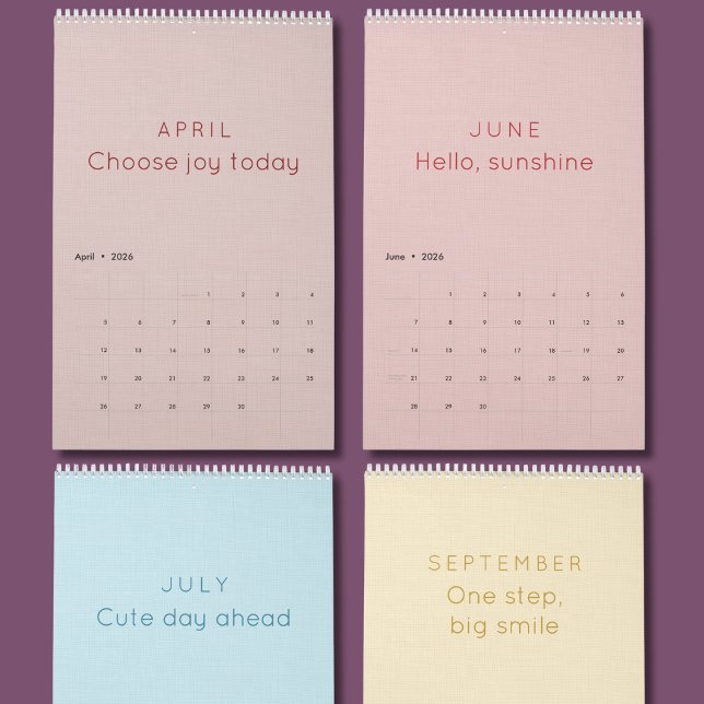 Bright & Colorful Inspiration Wall Calendar Kalender (Skapare uppladdad)