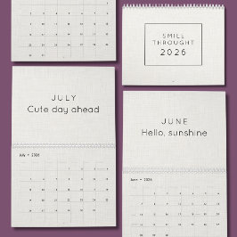 Bright & Colorful Inspiration Wall Calendar Kalender