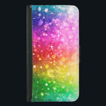 Bright Colorful Modern Bokeh Glitter Samsung Galaxy S5 Plånboksfodral<br><div class="desc">Coola ljusa regnbåge färg det moderna trendiget vid glitter mönster.</div>