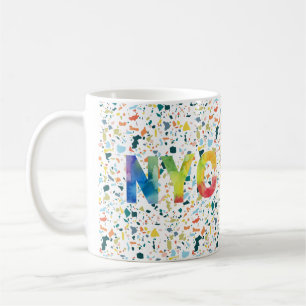 Bright & Colorful New York City Kaffemugg