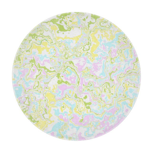 Bright Colorful Pastel Trippy Retro Boho Marble (Framsidan)