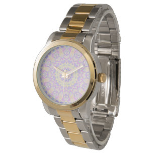 Bright Colorful Quirky Boho Hippie Pastel Mandala Armbandsur