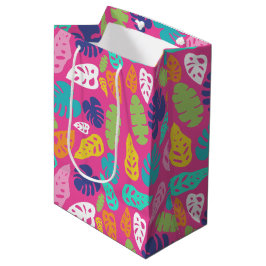 Bright Colorful Tropical Summer Löv Mönster