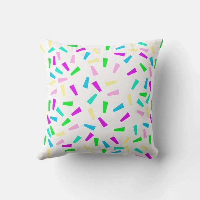 Bright Confetti Kids Dekorativ kudde (Baksida)