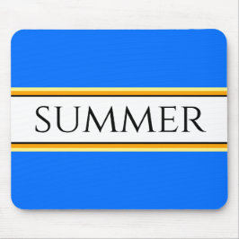 Bright Coola Nautical Blue White SOMMER Rand Musmatta