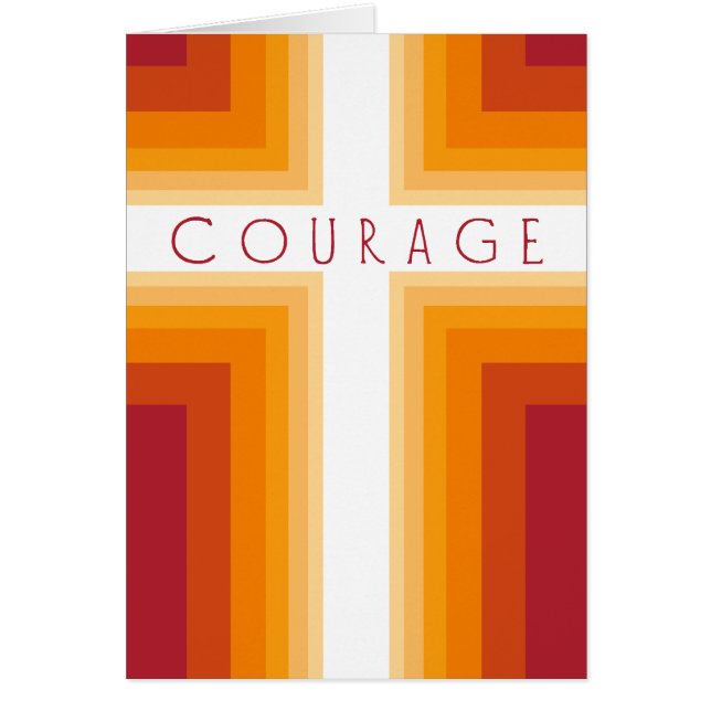 Bright Courage Kor Hälsningskort (Framsidan)