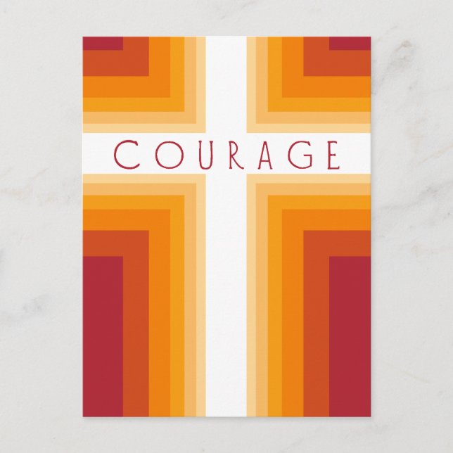 Bright Courage Kor Vykort (Framsida)