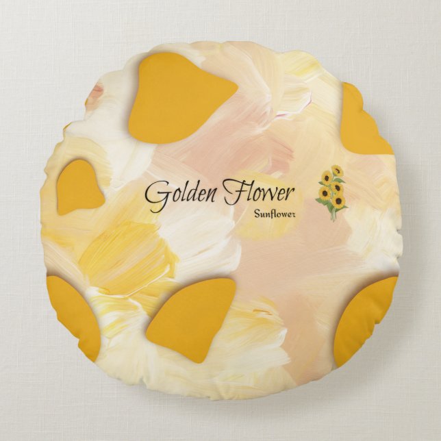 Bright cushion pillow rund kudde (Framsidan)