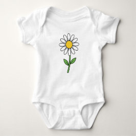 Bright Daisy Flower Whimsical Art T Shirt