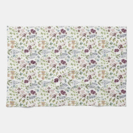 Bright doodles  kökshandduk