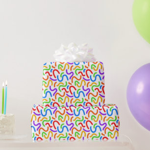 Bright Dopamin Rainbow ger modern Abstrakt Presentpapper
