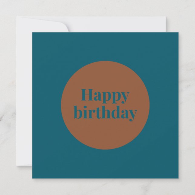 Bright Escape Birthday Card - kort nr 5 av 18 (Framsida)