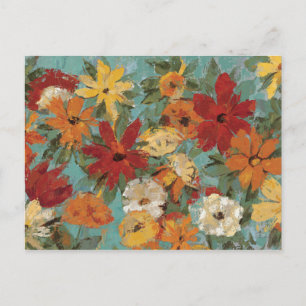 Bright Expressive Garden Vykort