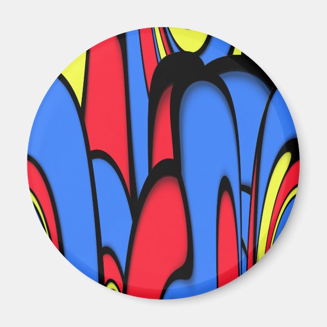 Bright Festive Färg Magnet (Framsidan)