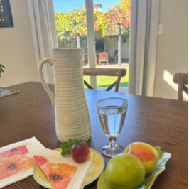 Bright Floral Watercolor Napkin Pappersservett