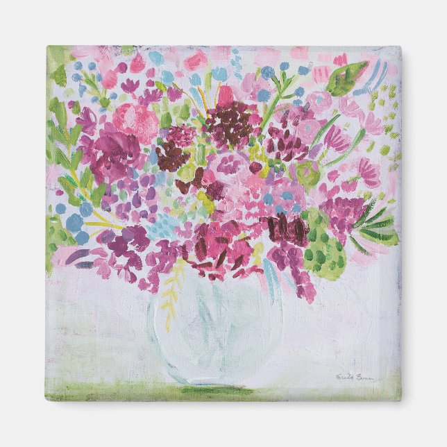 Bright Flower Bouquet Magnet (Framsidan)