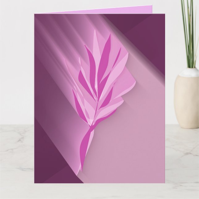 Bright flower. kort (Framsida)