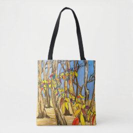 Bright Forest Tote Bag Tygkasse