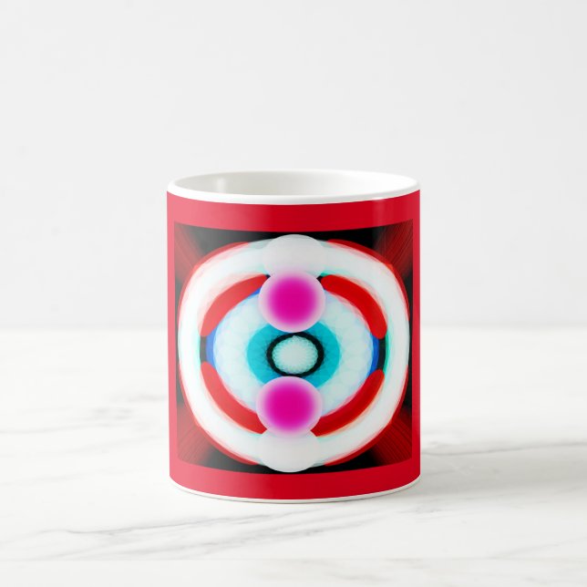 Bright framtida konst kaffemugg (Center)