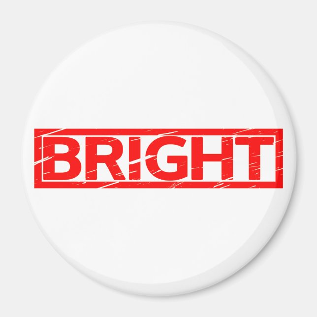 Bright Frimärke Magnet (Framsidan)