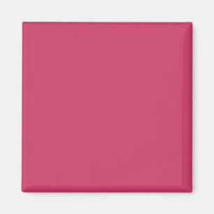 Bright Fuchsia Berry Rosa Personlig - bakgrund Magnet