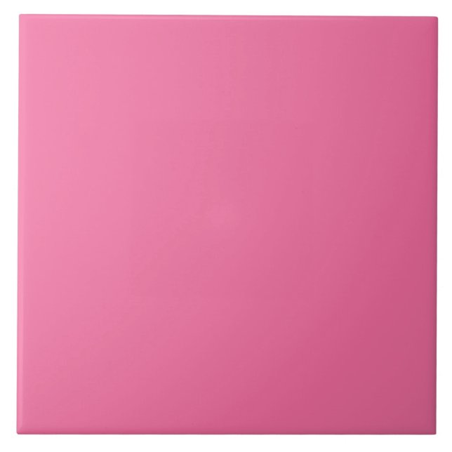 Bright Fuchsia Rosa panel Kakelplatta (Framsidan)