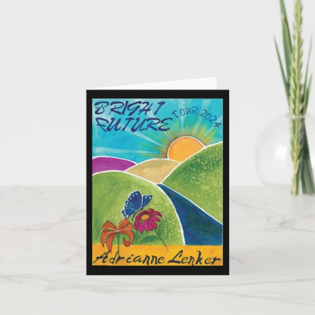 Bright Future Adrianne Lenker Sticker Kort (Framsida)