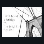 Bright Future Broklyn Bridge-design Poster<br><div class="desc">Bright Future Broklyn Bridge-design</div>