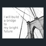 Bright Future Broklyn Bridge-design Poster<br><div class="desc">Bright Future Broklyn Bridge-design</div>