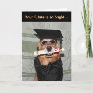 Bright Future Golden Studenten Kort