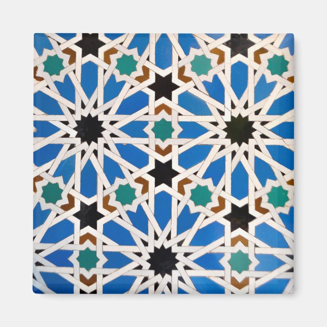 Bright Geometric Moroccan Magnet (Framsidan)