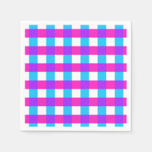 Bright Gingham Napkins