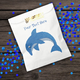 Bright Gnistra Blue Jumping Dolphin Birthday