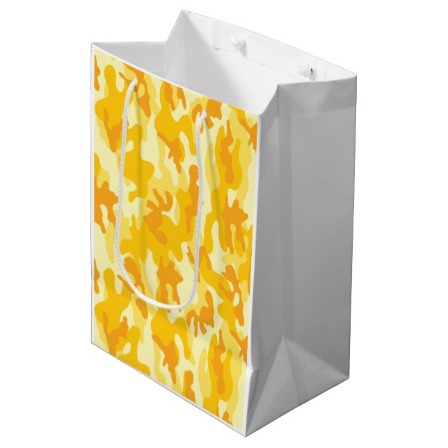 Bright Golden Gult Camo Multipurpose Gift-fack (Framsidan Vinklad)