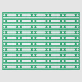 Bright Green Dot Border Decoupage Paper